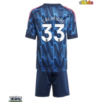 Arsenal Riccardo Calafiori #33 Replica Away Minikit 2025-26 Short Sleeve (+ pants)